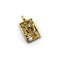 Pendentif Pendentif vintage Adam et Ève en or 14 carats avec rubis et perle 58 Facettes