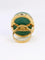 Bague 53 Bague cocktail vintage or jaune amazonite 64 ct 58 Facettes 1087.27