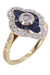 Ring MARQUISE SAPPHIRE AND DIAMOND RING 58 Facettes 083681
