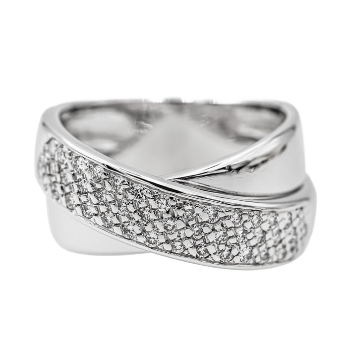 Bague 53 Bague Or blanc Diamant 58 Facettes 2940432CN