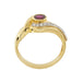 Ring 60 Band ring with rubies and diamonds 58 Facettes 34865