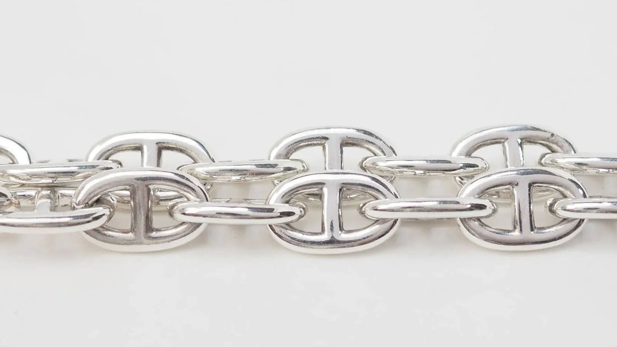 Hermès - Collier Chaîne d'Ancre en argent