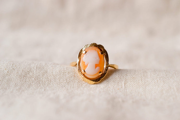 Bague 59 Bague Camée striée 58 Facettes Ref3116