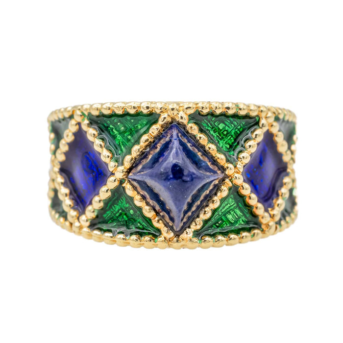 Bague 51 Fred Bague Or jaune Lapis Lazuli 58 Facettes 3402308CN