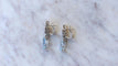 Boucles d'oreilles Boucles d'Oreilles Goutte Aigue Marine et Diamant 58 Facettes