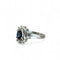 Bague 54 Bague Marguerite en or blanc, saphir 58 Facettes 147