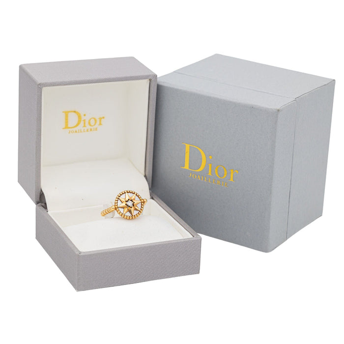 Dior Bague Rose des vents Or jaune Diamant