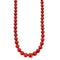 Collier Collier boules de corail rouge 58 Facettes