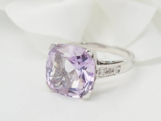 Bague 54 Bague Mauboussin "Gueule d'Amour" en or blanc et diamands 58 Facettes 33211