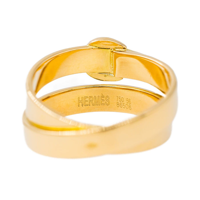 Bague 56 Hermès Bague Ceinture Or jaune 58 Facettes 3565807CN