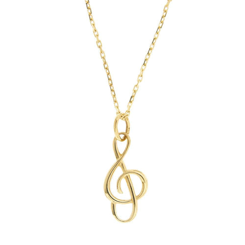 Collier Collier "clé de sol" Or jaune 58 Facettes 26895