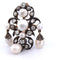 Broche Broche taille ancienne (Old Mine) en or 12k et argent 925, diamants 58 Facettes SP22