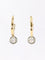 Boucles d'oreilles Dormeuses anciennes diamants coussin 0,5 carat 58 Facettes 1130.6