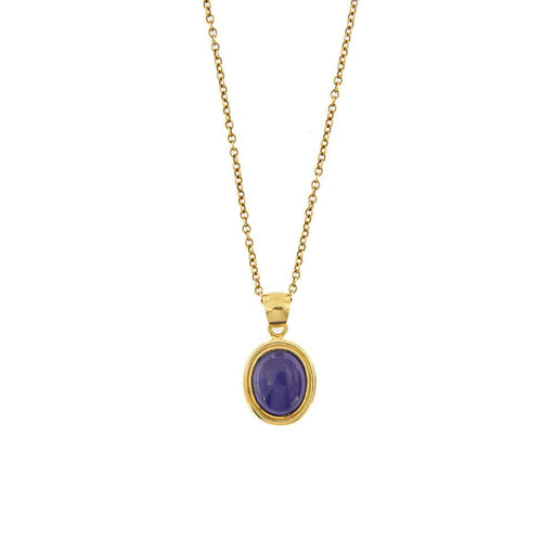 Necklace Necklace with lapis lazuli pendant 58 Facettes 33597