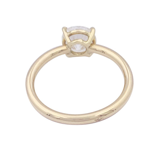 Bague 53 Bague solitaire or jaune diamant. 58 Facettes 32641