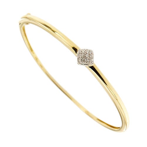 Bracelet Bracelet rigide avec diamants 58 Facettes 36554