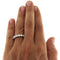 Bague 55 Bague en or blanc avec 7 diamants taille brillant, 1,42 ct 58 Facettes G3828