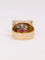 Bague 56 Bague tank or rose diamants rubis 58 Facettes J370