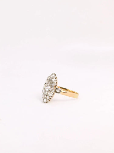 Bague 46 Bague marquise ancienne diamants taille rose 58 Facettes J313
