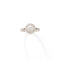 Bague Bague solitaire en or blanc et ornée de diamants taille brillant. 58 Facettes