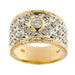 Bague 57 Bague 2 anneaux en or avec diamants 58 Facettes 35254