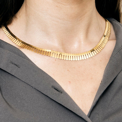 Collier Collier collerette or jaune 58 Facettes RAM2656