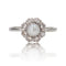 Bague 57 Bague marguerite perle et diamants 58 Facettes 24-012