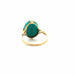 Bague 54 Bague Cabochon Or Jaune & Amazonite 58 Facettes 57-GS36179