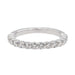 Bague 51 Bague Alliance Or blanc Diamant 58 Facettes 3105166CN