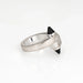 Bague 53 Bague Menotte Onyx de Cartier en or blanc 18 carats 58 Facettes G13580