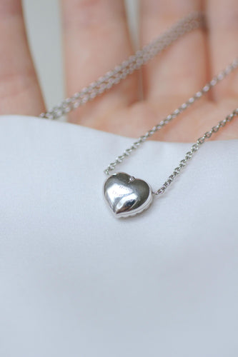 Collier Dior - Collier Happy Birth cœur opale et diamants en or blanc 18k 58 Facettes