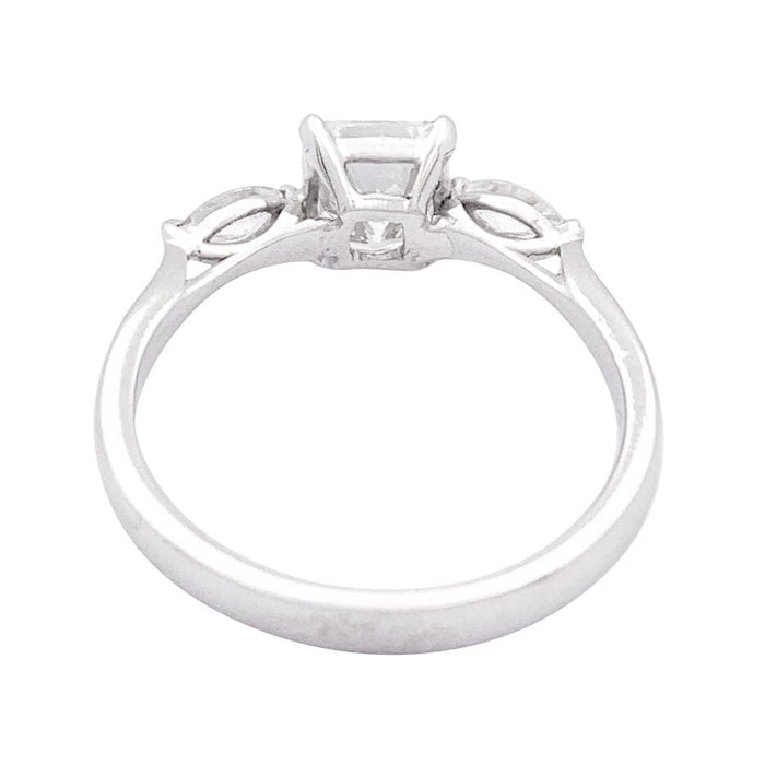 Bague 53 Bague or blanc, diamant 1,08 carat. 58 Facettes 33536