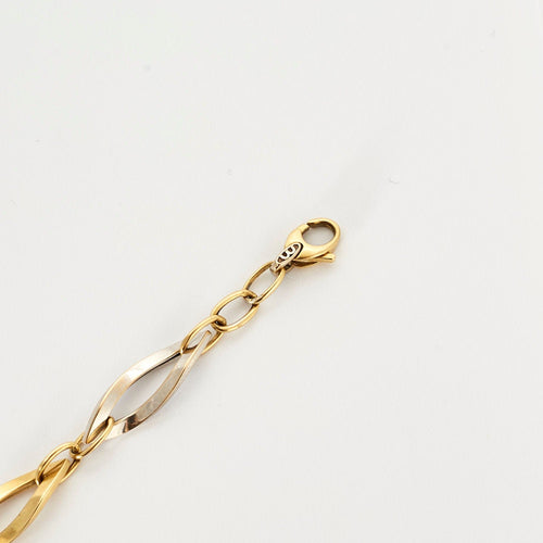 Bracelet Gourmette Vague 58 Facettes LP241