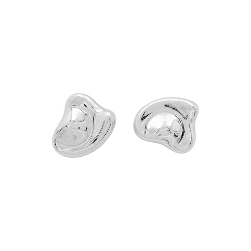 Boucles d'oreilles Boucles d'oreilles TIFFANY & CO x Elsa Peretti, «Cœur Bean » en argent. 58 Facettes 35091