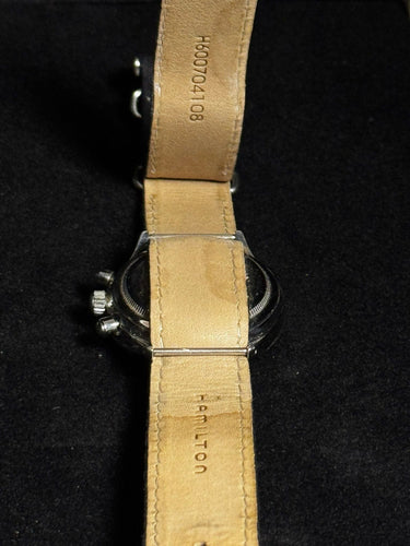 Montre HAMILTON Lancaster – Montre chronographe mécanique – Calibre Lemania 861 (Speedmaster) – Vintage 58 Facettes