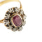 Bague Bague or jaune, rubis et diamants 58 Facettes 33019