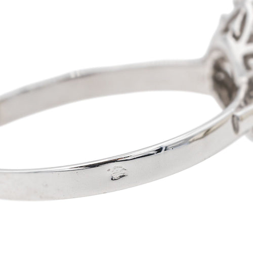 Bague 57 Bague Or blanc Diamant 58 Facettes 3515994CN