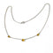Collier Collier saphirs jaunes 58 Facettes 205