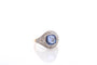 Bague 53 Bague saphir de 5,65cts et diamants 58 Facettes 26870-26640
