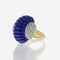 Bague 51 Bague cabochon lapis-lazuli Or Et Diamants 58 Facettes 2.17133
