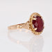 Bague 56 Bague vintage rubis or rose 58 Facettes 24-063