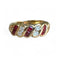 Bague 55 Bague jonc or jaune, rubis, diamants 58 Facettes 97
