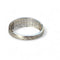 Bague 50 Alliance or blanc double rang diamants 58 Facettes 206