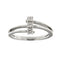 Bague Bague trilogie sertie de diamants de 0,18 ct 58 Facettes 35929