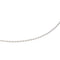 Collier Collier Maille forçat Or blanc 58 Facettes 3552525CN