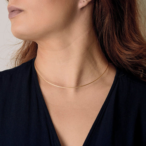 Collier Câble en or jaune