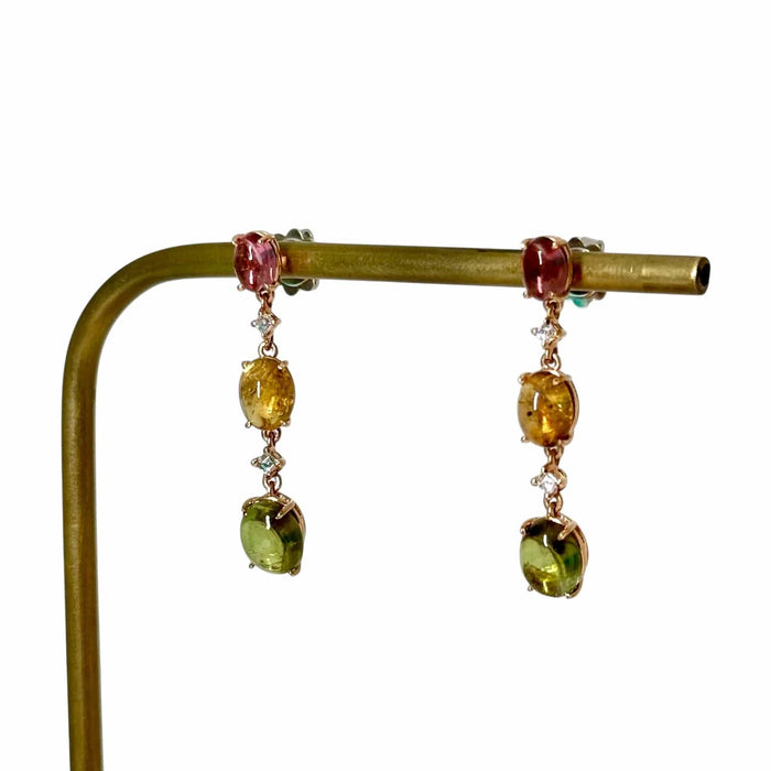 Boucles d'oreilles Boucles d'oreilles tourmaline 58 Facettes REF24085-248