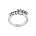 Bague 54 Bague double avec diamants 58 Facettes 33334