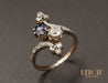 Bague 48 Bague 1900 saphir diamants 58 Facettes A10231