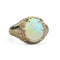 Bague 51 Bague ancienne ajourée sertie d'une opale cabochon 58 Facettes 321